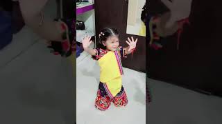 Mere cute Radha Rani dance 😊😘😻 #cutebaby #maiyayashoda #dancevideo #shorts