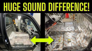 SOUND DEADEN & INSULATE the inside of your vehicle - Kilmat Application tips & Sound comparison