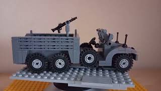 Brickmania Blitzkrieg Bricks book Krupp Protze kfz 70 building and review.