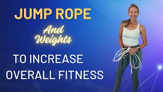 Jump Rope & Weights Workout to Increase Overall Fitness, Using Crossrope and Dope Ropes PVC ropes