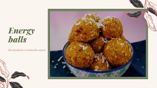 ENERGY BALLS DE ZANAHORIA