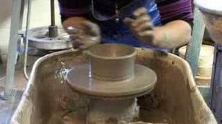 Throwing a Bowl on the Potter's Wheel