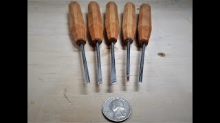 Micro carving chisels