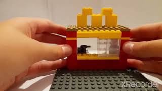 I made a McDonald's drive-thru in lego!!!!