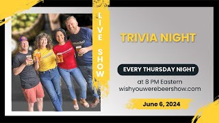 Join Us for Beer-Themed Trivia Night on the Wish You Were Beer Show!