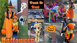 Hallowen Trunk or Treat | Halloween Vlog | USA Tamil vlog