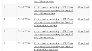 JKBOSE Centre Notices for Class 10th,11th & 12th Of Jammu & Kashmir Soft Zone Areas😨