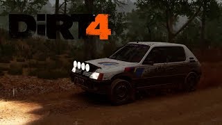 DiRT 4 - Peugeot 205 GTI [Diehappy Forest - Fitzroy, Australia]