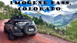 Jeep Renegade off-road at Imogene Pass, Colorado.