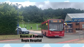 Buses at Rowley Regis Hospital