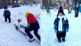 ВЛОГ Идём домой.  НАКАТАЛИСЬ И НАГУЛЯЛИСЬ!