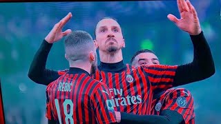 Golazo de tiro de esquina de Zlatan Ibrahimovic para poner el 0-2 vs Inter de Milán Serie A