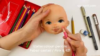 How to Paint baby doll face