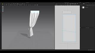 моделирование штор со стяжкой в marvelous designer  в 3ds max
