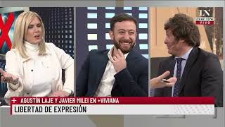 Javier Milei y Agustín Laje con Viviana Canosa- 02/05/23