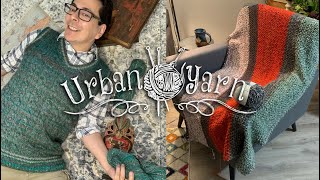 141 Yarn Video – Knitted Cable Sweater Vest, WIPs and Updates