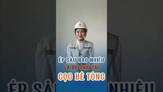 Ép cọc bê tông sâu bao nhiêu là đủ chịu tải ngôi nhà bền chắc #bietthu #nhadep #fullhomes #epcoc