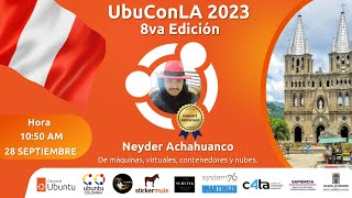 De máquina virtuales, contenedores y nubes - Neyder Achahuanco Apaza - Perú