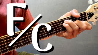 [하루10분 통기타] F/C 코드 소리 & 모양 (고급) F/C chord guitar lesson #통기타독학