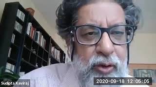 September 18, 2020:  Master Class with Prof. Sudipta Kaviraj, Part  2