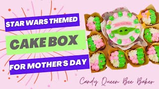 Star Wars themed Mother's Day cake box idea