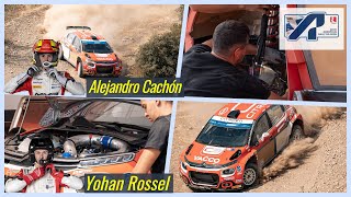 WRC2 Testing in Greece 2023 / Alejandro Cachón and Yohan Rossel / Citroen C3 Rally 2