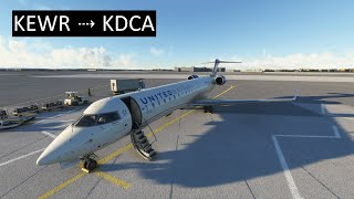 [MSFS] United CRJ-550 | NY Newark (KEWR) ⇢ Washington Reagan National (KDCA) [FS2020]