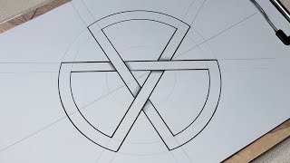 Celtic knot drawing | Triangle pattern | Creative drawing ideas | Diy