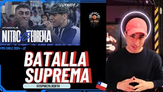 BATALLA BRUTAL |REACCIÓN NITRO VS TEOREMA FMS CHILE 2024 JORNADA 2 #freestyle #chile #nitro #teorema