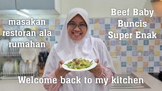 [ENG SUB] Resep Andalan : Beef Baby Buncis | Beef Garlic Green Beans Recipe