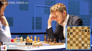 Sergey gets Shanked - Shankland crushes Karjakin in Tata Steel 2022