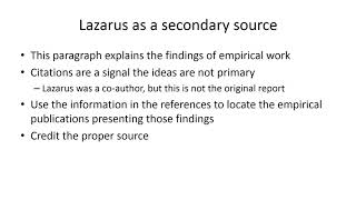 Knowledge from non empirical articles