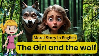 The Wolf and the Girl | Bedtime Stories For kids | Story in English | Moral Story | TRAIN YOUR BRAIN