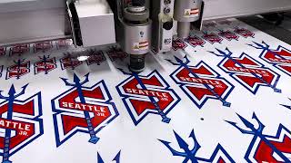 Sticker Printing for the Seattle Junior Hockey League.