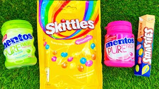 Satisfying Video I Unpack Rainbow Skittes and Chupa Chups ASMR