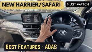 All New ADAS Features In New Tata Harrier And Tata Safari | Amazing ADAS Features