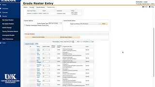 Using MyBLUE to enter Early Term Grade Rosters