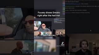 #fousey disses #sneako right after they had met #relatable