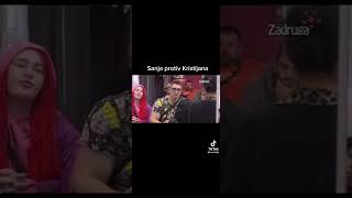 Sanja pokopala Kristijana Golubovica kao nikad niko 😮#kristijangolubovic #zadruga6 #balkan