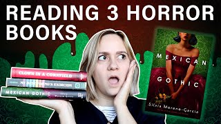 I read 3 HORROR BOOKS and here's what happened...