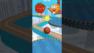 Tomato Vs Basketball Battle Gameplay Walkthrough | iOS & Android | #shorts #fyp #gaming #goingballs