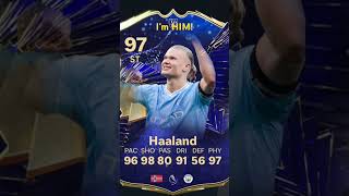 97 TOTY Haaland! Fc24 “I’m HIM” moment! Rocket goal #short #artist #toty #beast #fc24 #shorts