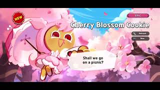 Cherry Blossom Cookie's gacha animation - Cookie Run: Kingdom