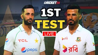 Pakistan Vs Bangladesh | 1st Test Match | DAY  2 |  24 -Shree Gamerz