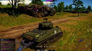 War Thunder Arcade Battles - M4A3E2 76W & T25 - 15 Kills