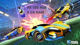 Rocket League: Ryzen 3 1200 3,8GHz + RX 580 4GB + 8GB RAM