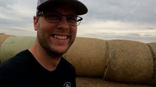 Moving hay bales, and restoring an old Ezgo Golf Cart.