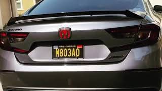 My One and only 2018 Honda Accord 1.5T LX in a Type R Disguised Part 3 Pixs & video's 2 years later.