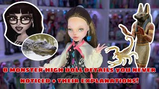 8 MONSTER HIGH DOLL DETAILS YOU NEVER NOTICED + THEIR EXPLANATIONS!