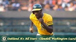 Oakland A's All Stars Episode 12 - Claudell Washington (1975)